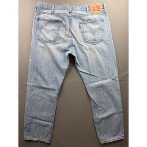 Levi's 559 Relaxed Straight Jeans Mens Light Wash Blue 40x32